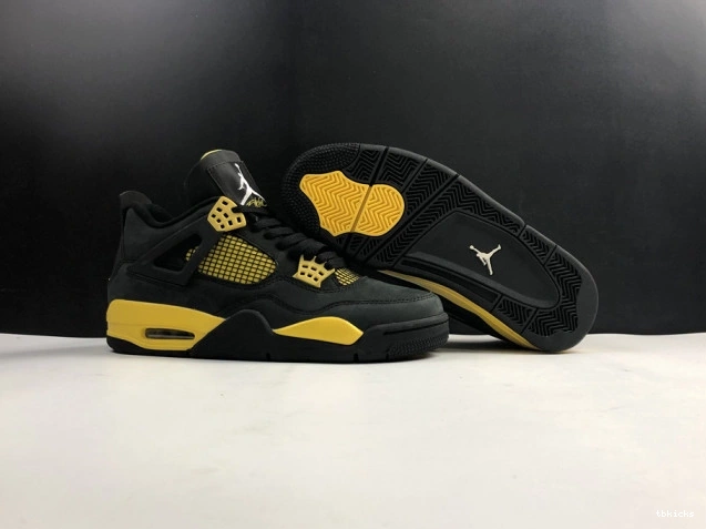 Rep TB Air 4 Retro Jordan Thunder 308497-008 0710